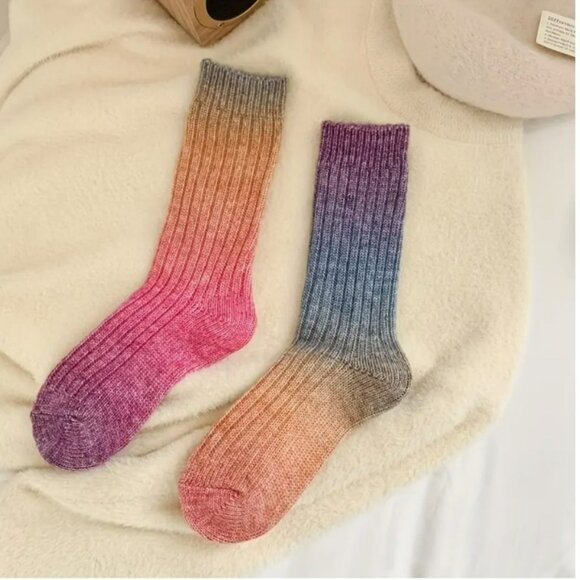 Accessories - Colorful Warm Wool Socks - NWT/NWOT
